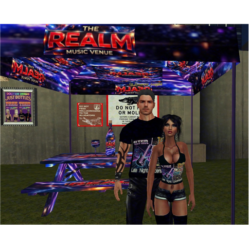 Dream and Angel visiting The Realm music venue